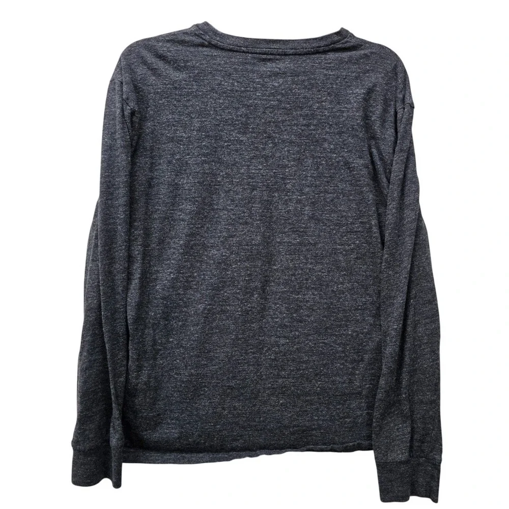 Polo Ralph Lauren‎ Mens Medium Classic Long Sleeve T-Shirt Gray Heather Cotton